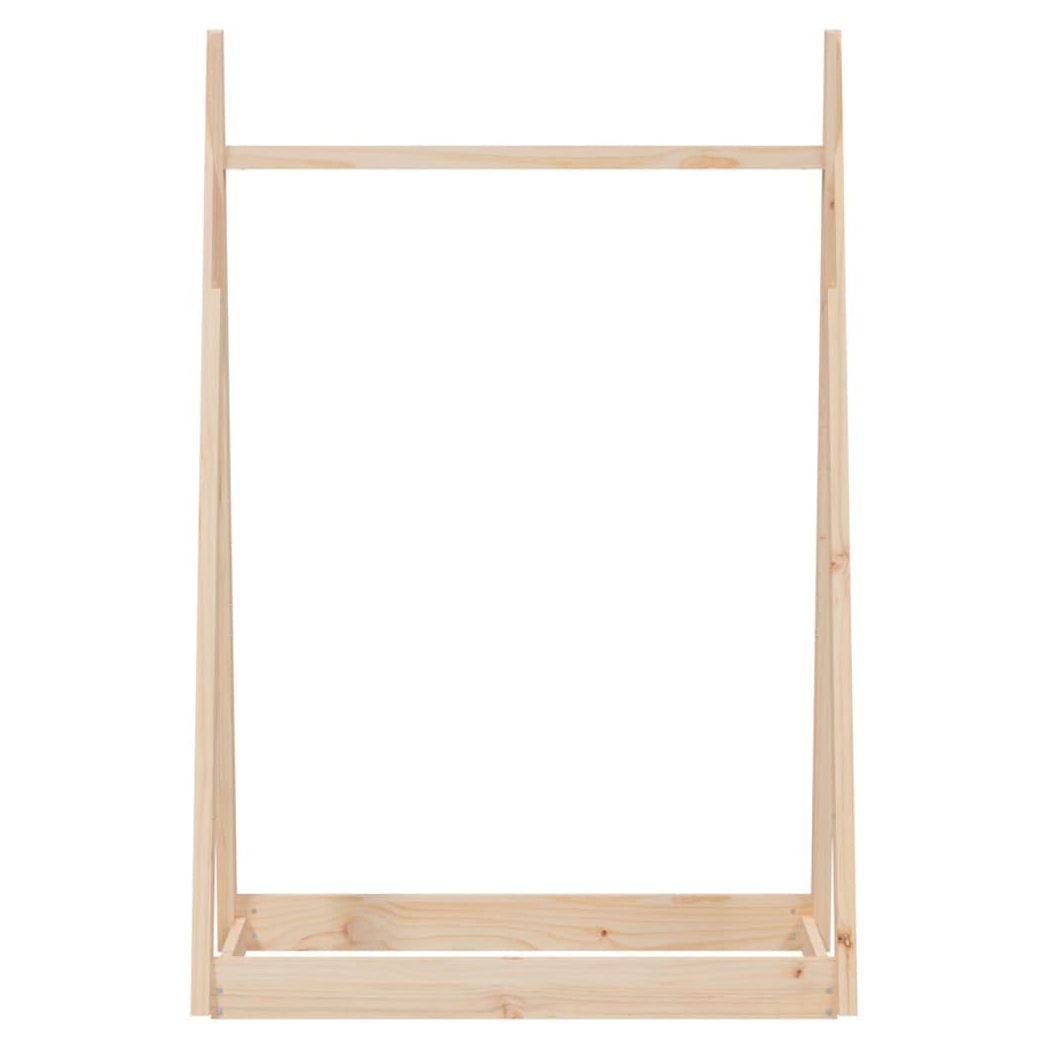 vidaXL VidaXL Clothes Rack 100x45x150 Cm Solid Pine Wood Sturdy Frame For Closet Organization - Wardrobe