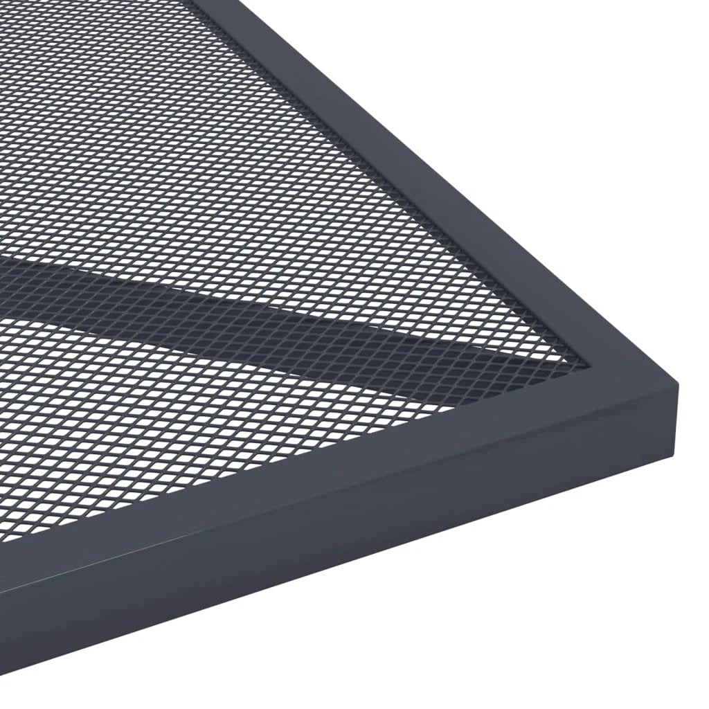 vidaXL Garden Table Anthracite 50x50x72 cm Steel Mesh by vidaXL