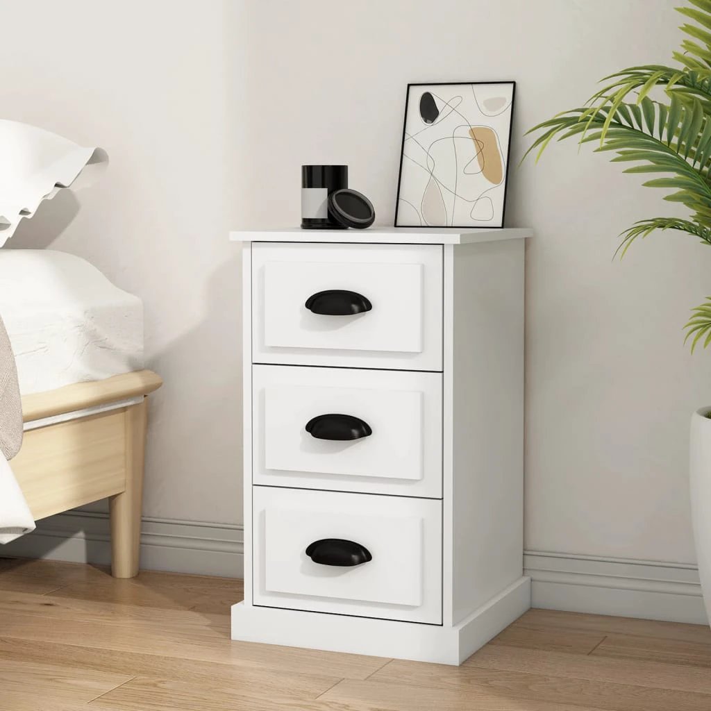 vidaXL VidaXL Bedside Cabinet 39x39x67 Engineered Wood - Bedside Table