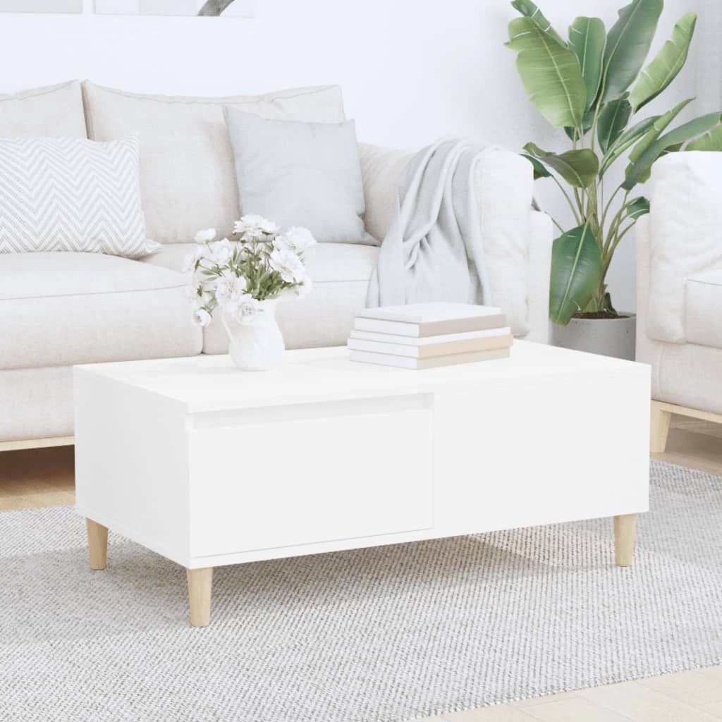 VidaXL Coffee Table 90x50x36.5 Cm Engineered Wood Moisture Resistant Living Room by vidaXL