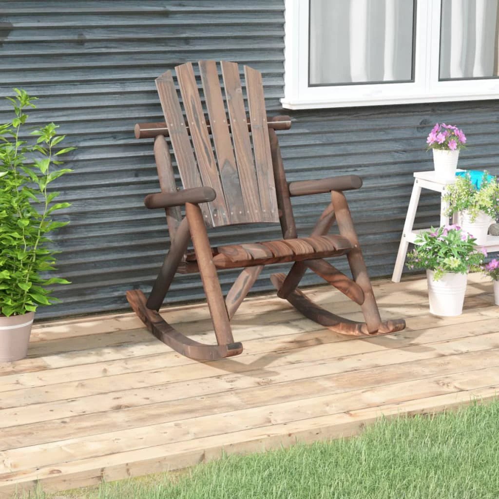 vidaXL Garden Chair 68x86x103 cm Solid Wood Spruce by vidaXL