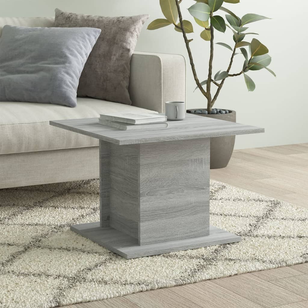 VidaXL CoffeeTable 55.5x55.5x40 SmokedOak LR by vidaXL