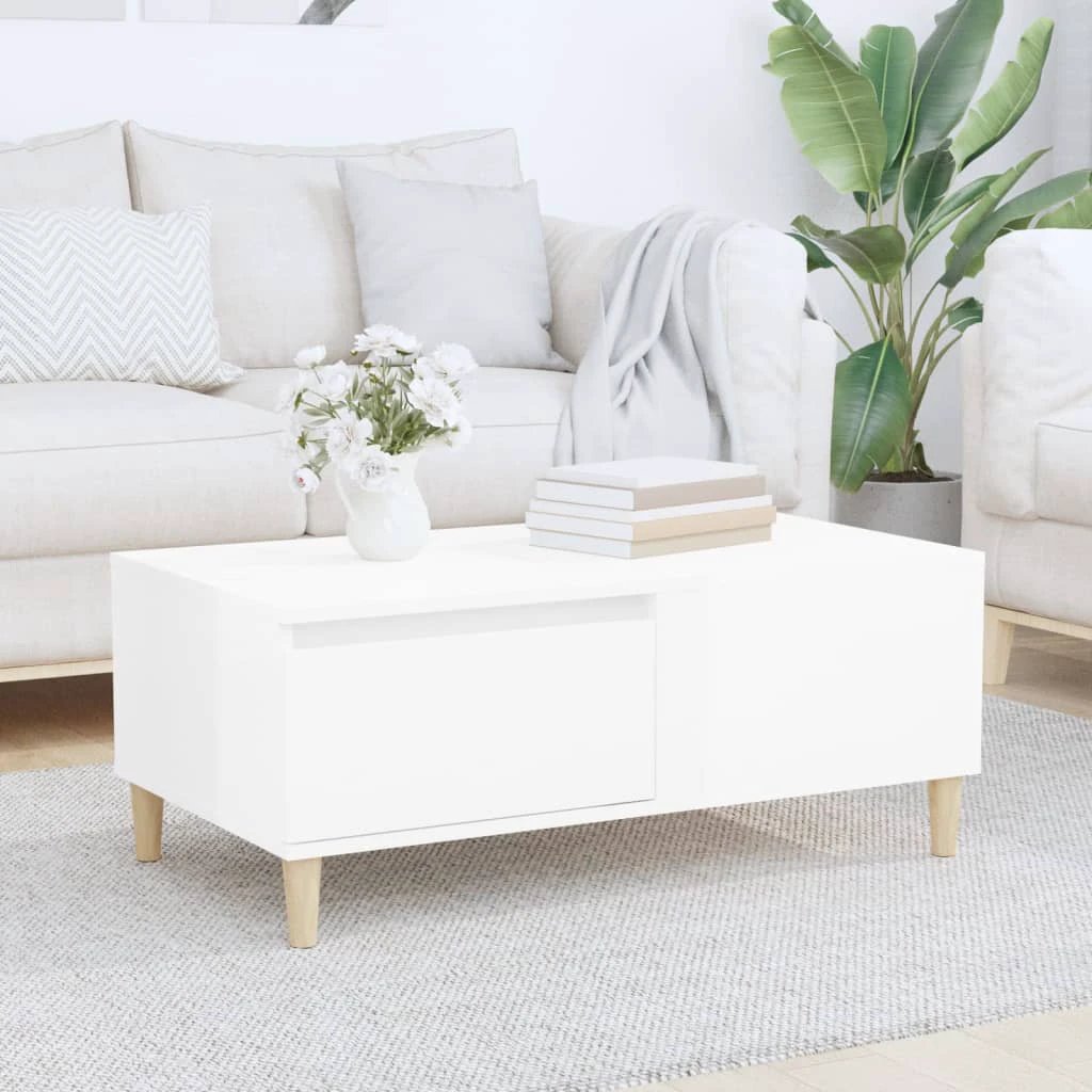 VidaXL Coffee Table 90x50x36.5 Cm Engineered Wood Moisture Resistant Living Room by vidaXL