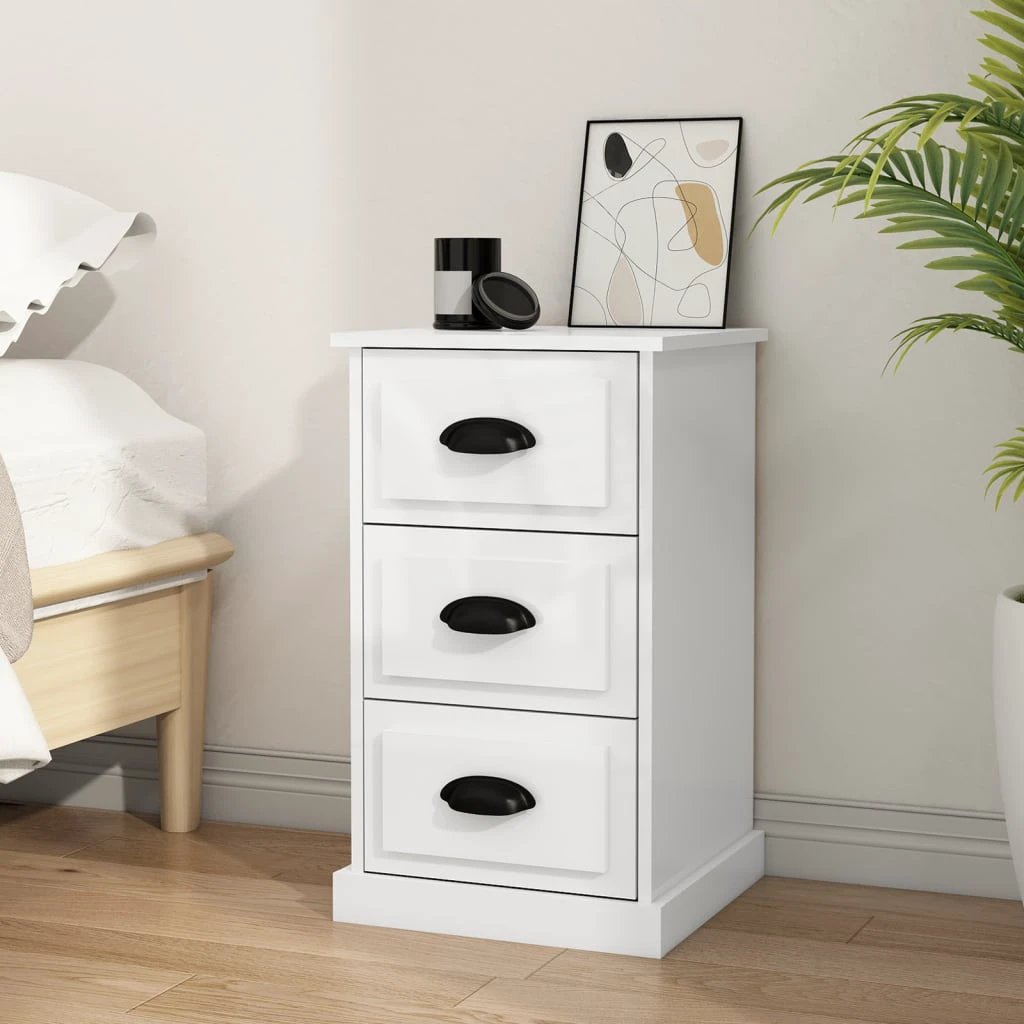 vidaXL VidaXL Bedside Cabinet 39x39x67 Engineered Wood - Bedside Table