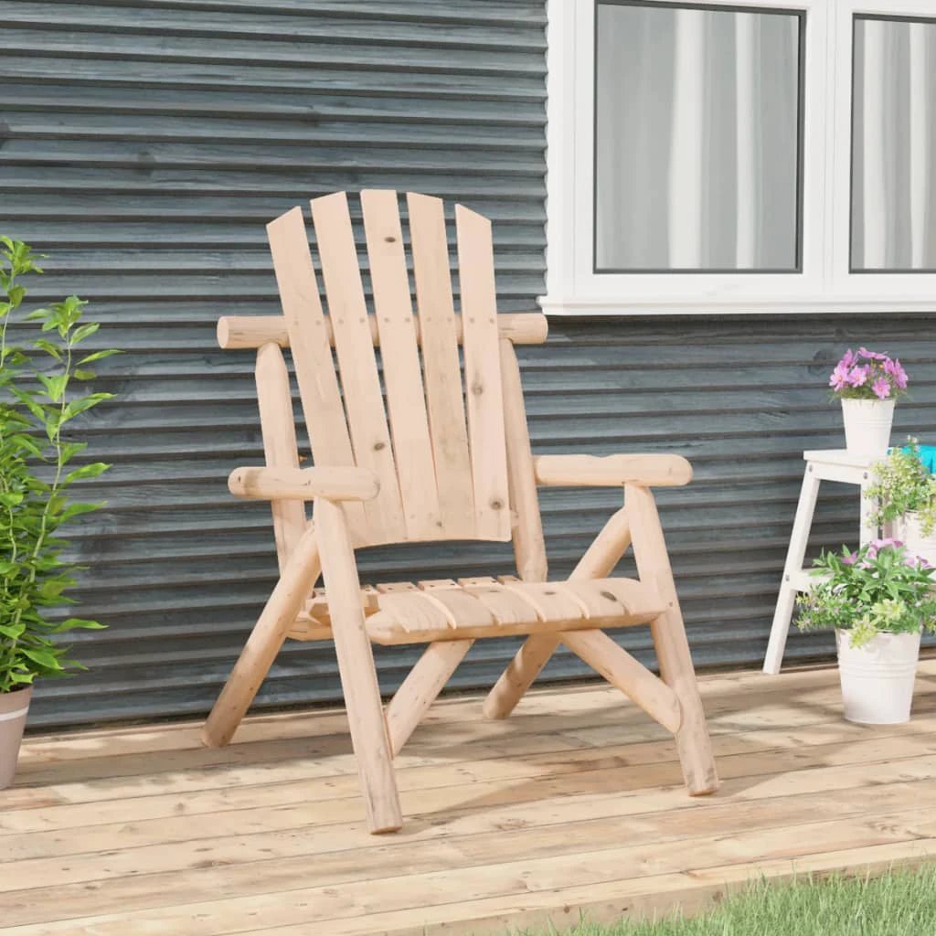 vidaXL vidaXL Garden Chair 68x86x103 cm Solid Wood Spruce - Garden Chairs