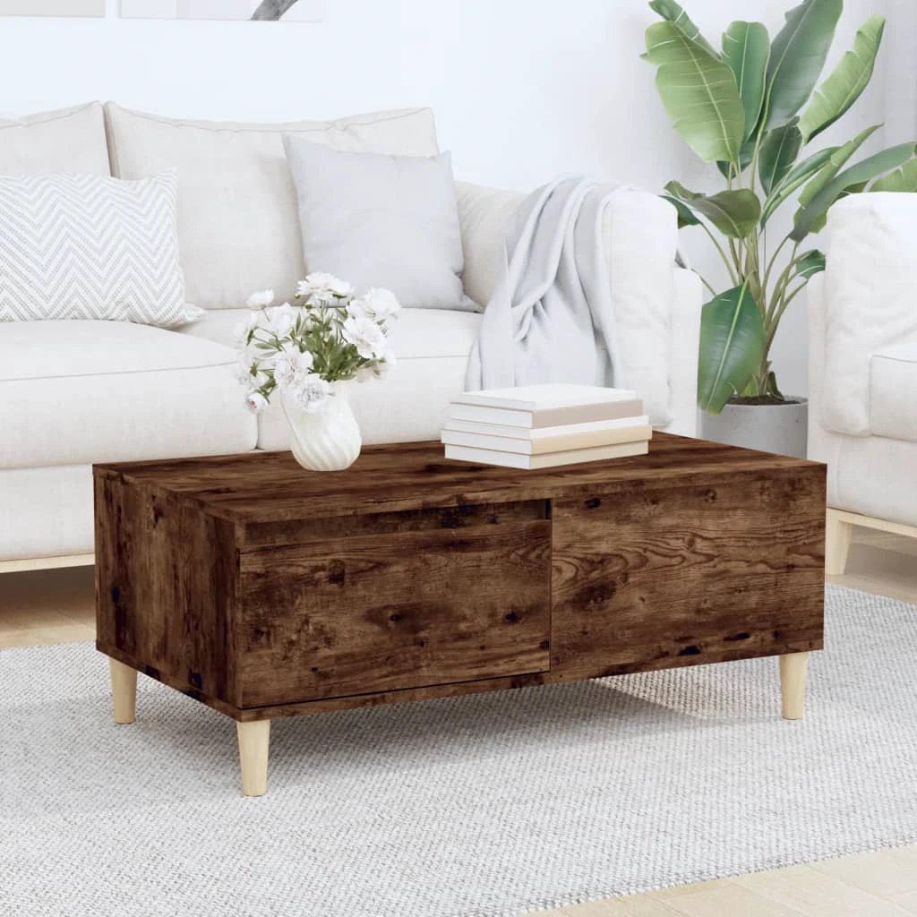 VidaXL Coffee Table 90x50x36.5 Cm Engineered Wood Moisture Resistant Living Room by vidaXL