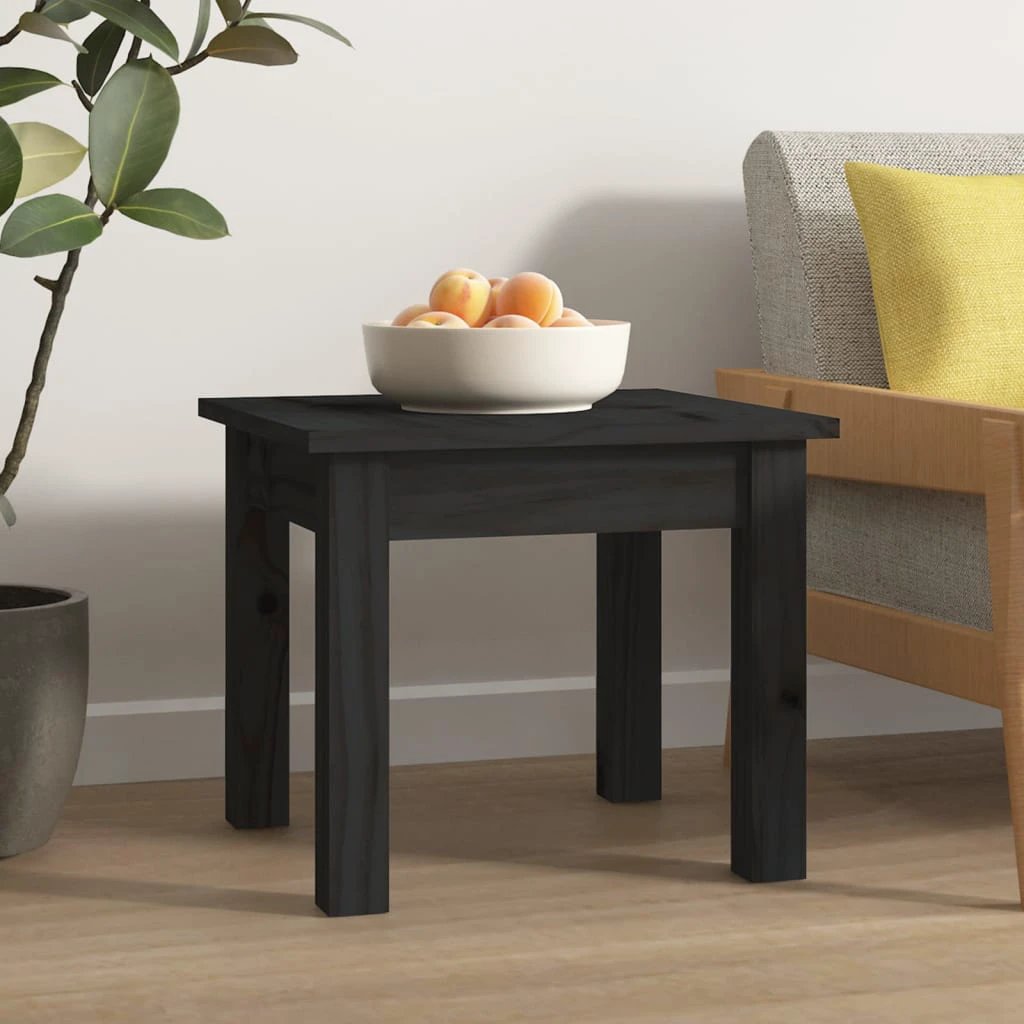 vidaXL Coffee Table 80x50x40 Cm Solid Pine Wood With Rustic Wax Finish And Sturdy Frame Living Room Decor by vidaXL