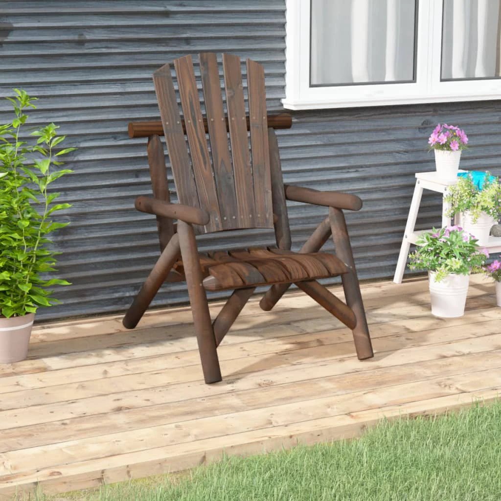 vidaXL vidaXL Garden Chair 68x86x103 cm Solid Wood Spruce - Garden Chairs