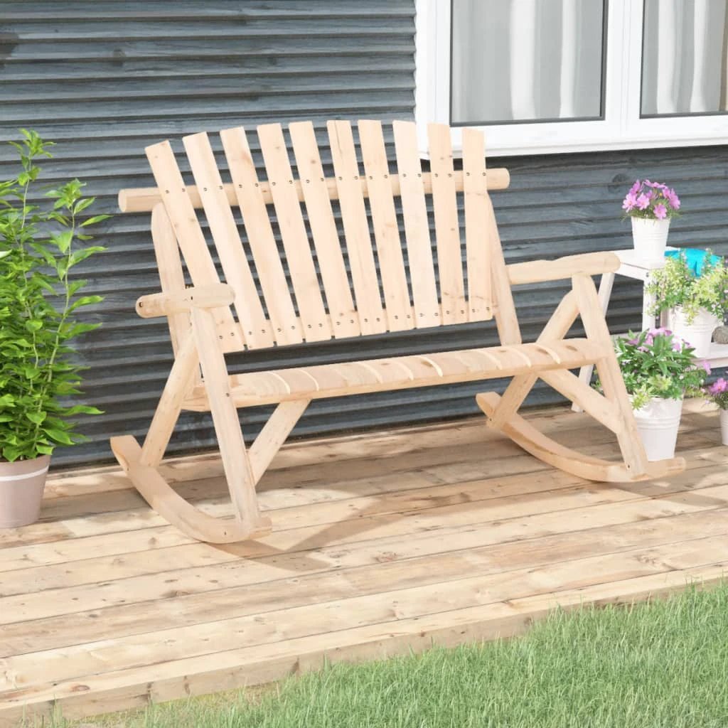 vidaXL vidaXL Garden Chair 68x86x103 cm Solid Wood Spruce - Garden Chairs