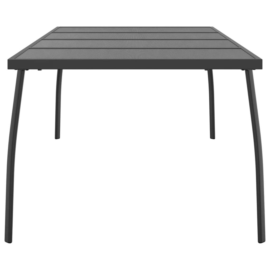 vidaXL Garden Table Anthracite 50x50x72 cm Steel Mesh by vidaXL