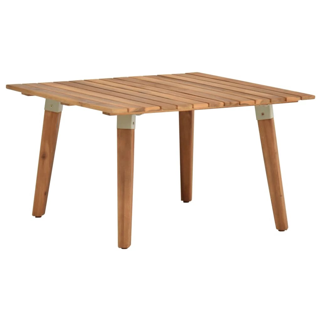 VidaXL Garden Coffee Table 60x60x36 cm Solid Acacia Wood Outdoor Patio All Weather by vidaXL