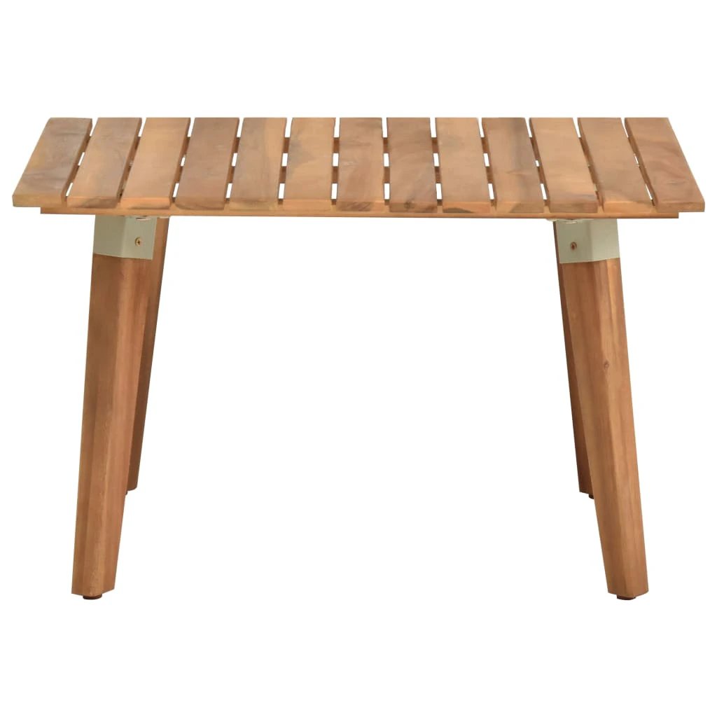 VidaXL Garden Coffee Table 60x60x36 cm Solid Acacia Wood Outdoor Patio All Weather by vidaXL