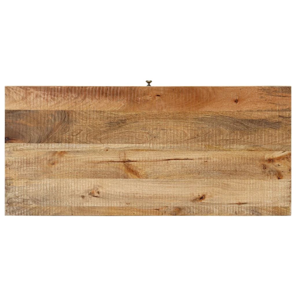 Rustic Mango Wood Coffee Table 110x50x40 Drawer by vidaXL