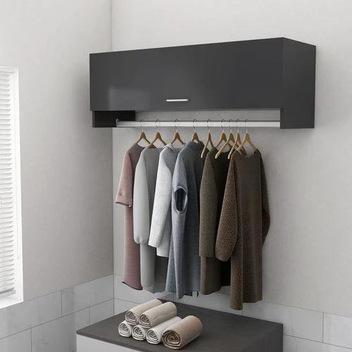 vidaXL vidaXL Wardrobe Brown Oak 100x32.5x35 cm Engineered Wood - Wardrobe