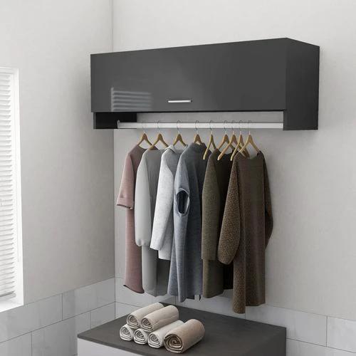 vidaXL vidaXL Wardrobe Brown Oak 100x32.5x35 cm Engineered Wood - Wardrobe