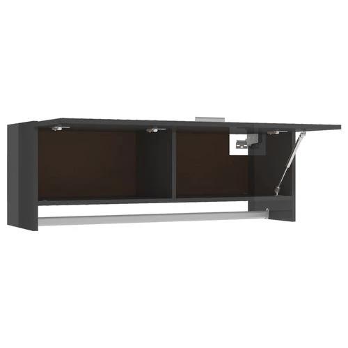 vidaXL Wardrobe Brown Oak 100x32.5x35 cm Engineered Wood by vidaXL