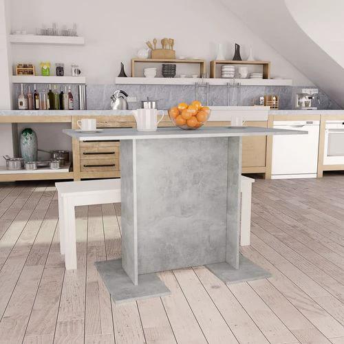 vidaXL Dining Table 110x60x75 cm Engineered Wood Modern Design for Stylish Dining Spaces by vidaXL