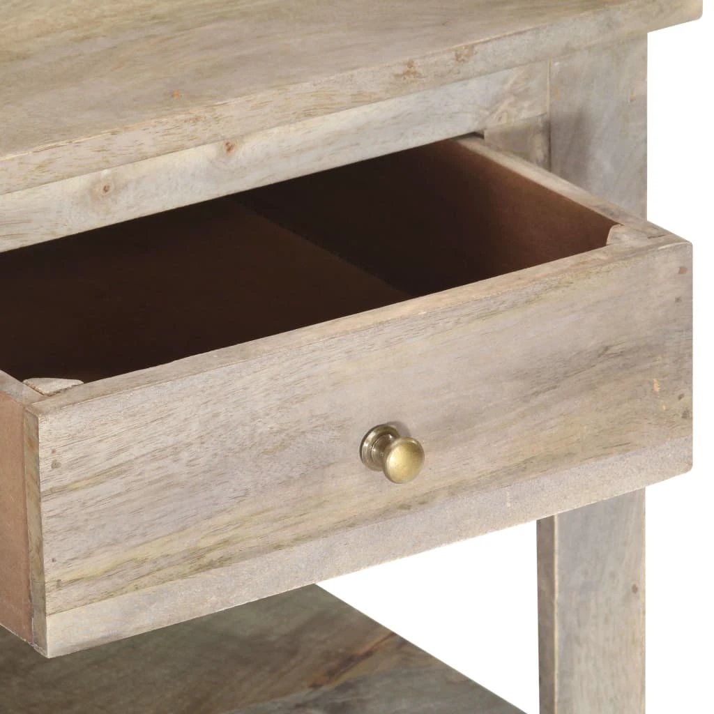 vidaXL vidaXL Coffee Table 82x52x47 cm Solid Mango Wood Antique Style For Rustic Living Room Decor - Coffee Table