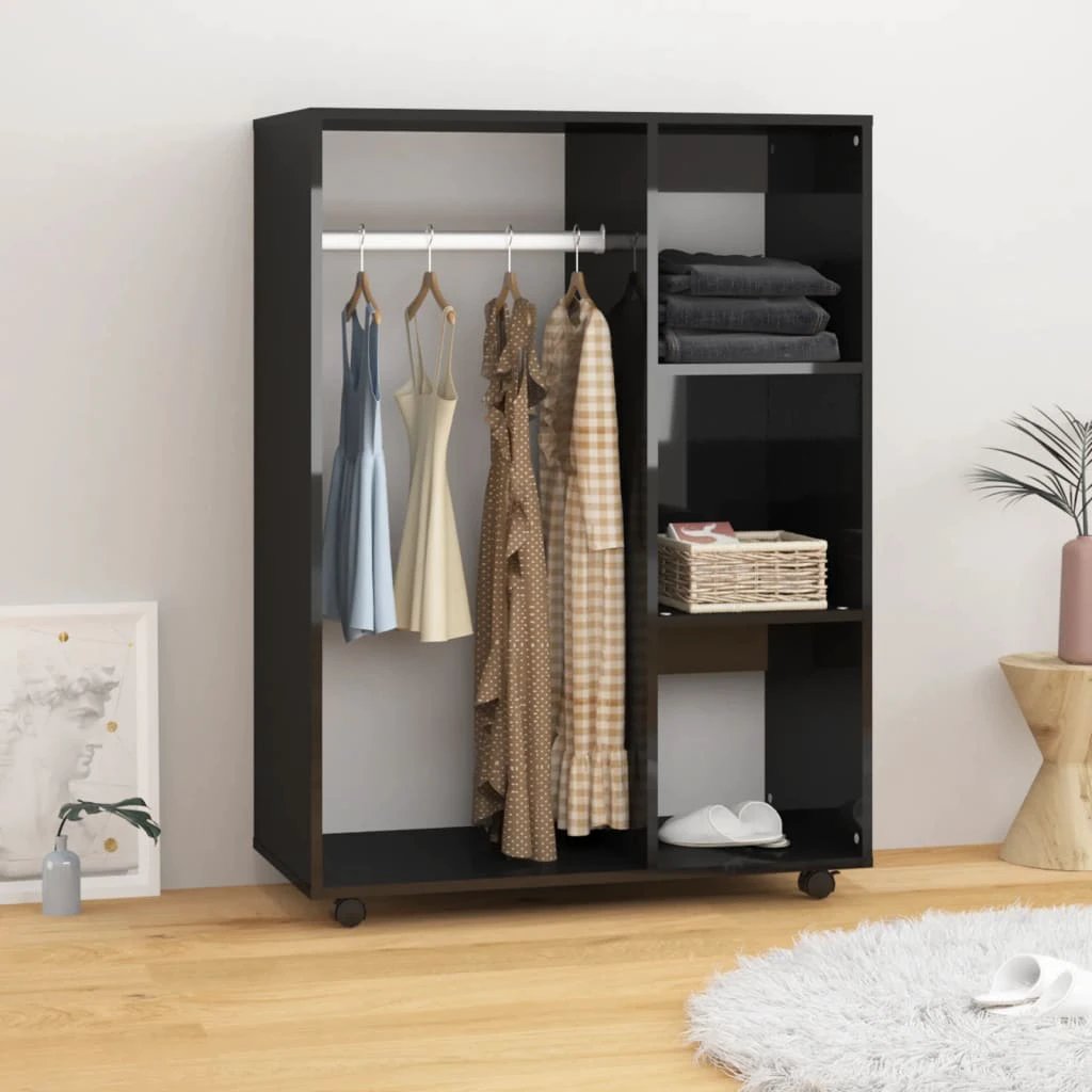 vidaXL Wardrobe Smoked Oak 80x40x110 cm Engineered Wood by vidaXL