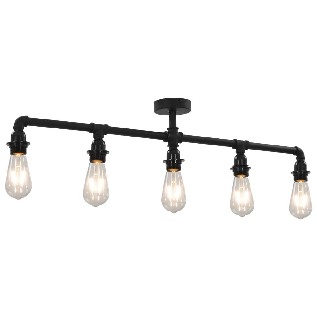 vidaXL VidaXL Ceiling Lamp FiveBulb E27 Steampunk Home - Ceiling Lights