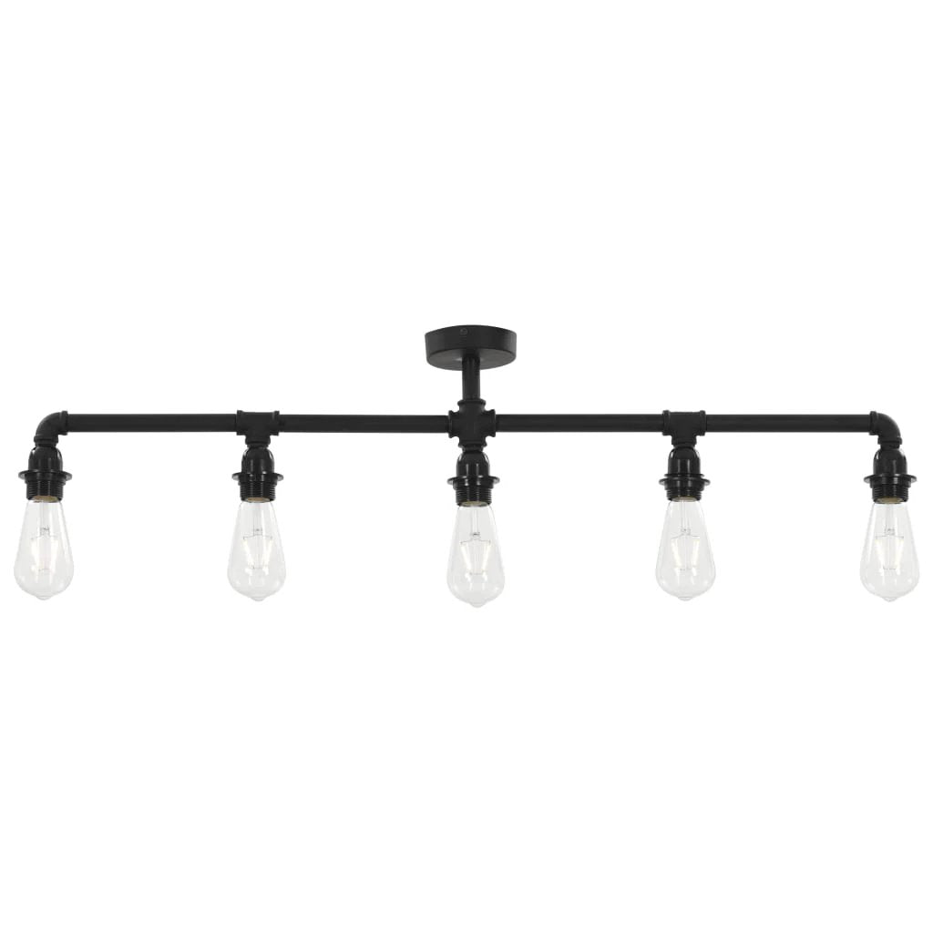 vidaXL VidaXL Ceiling Lamp FiveBulb E27 Steampunk Home - Ceiling Lights