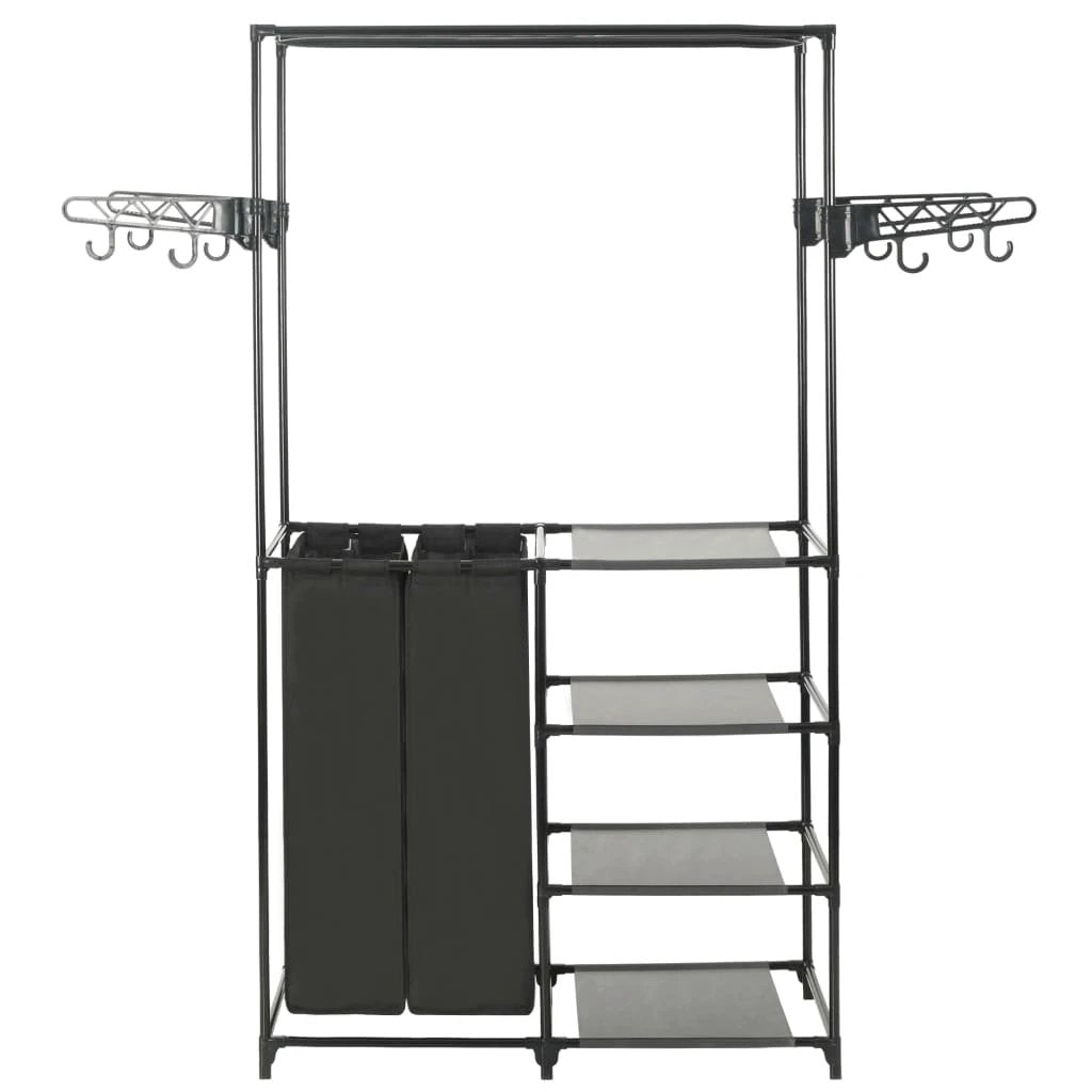 vidaXL VidaXL Clothes Rack 87x44x158 cm Steel Frame With Nonwoven Fabric Bags For Bedroom Or Bathroom - Wardrobe
