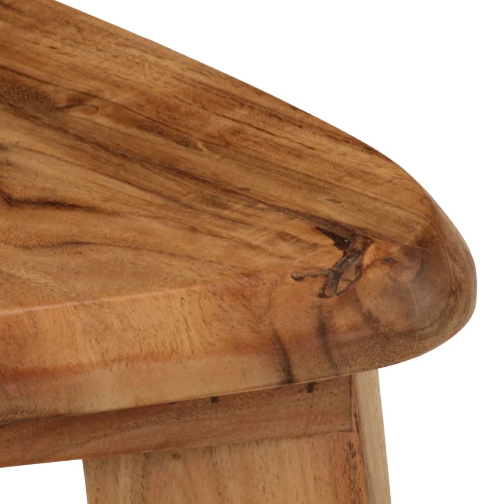 vidaXL Bar Stools 2 pcs Solid Acacia Wood -