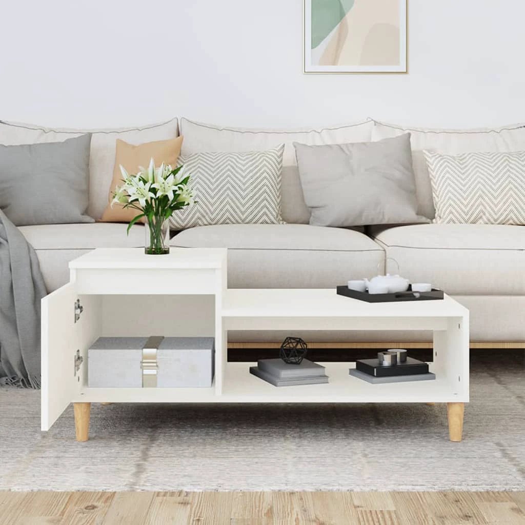 vidaXL VidaXL Coffee Table 100x50x45 Cm Engineered Wood Durable Smooth Surface Living Room - Coffee Table