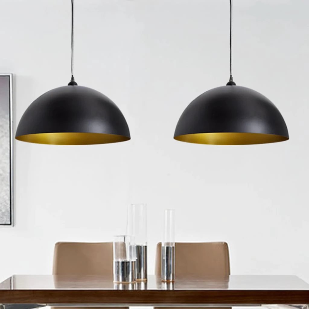 vidaXL vidaXL Ceiling Lamp 2 Pcs Height Adjustable Home - Ceiling Lights