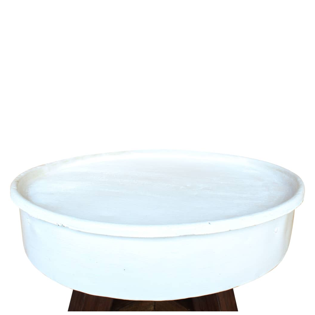 vidaXL VidaXL Coffee Table 60x45 cm Solid Reclaimed Wood With Industrial Design For Living Room - Coffee Table