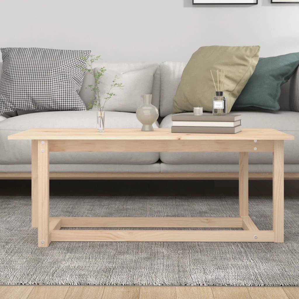 vidaXL VidaXL Coffee Table 110x55x45 Pine Wood - Coffee Table