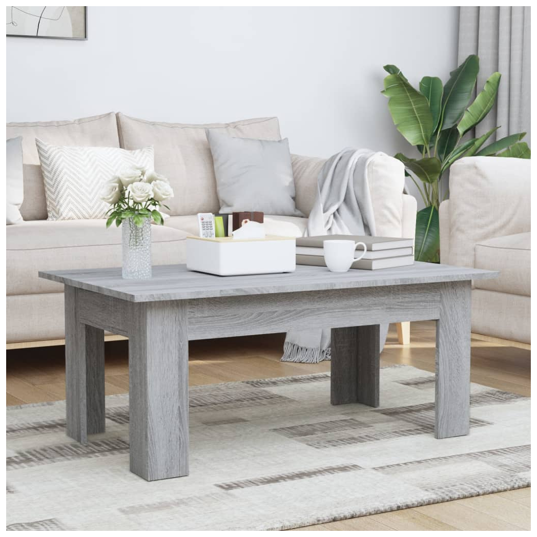 vidaXL vidaXL Coffee Table 100x60x42 cm Engineered Wood Durable Moisture Resistant Living Room - Coffee Table