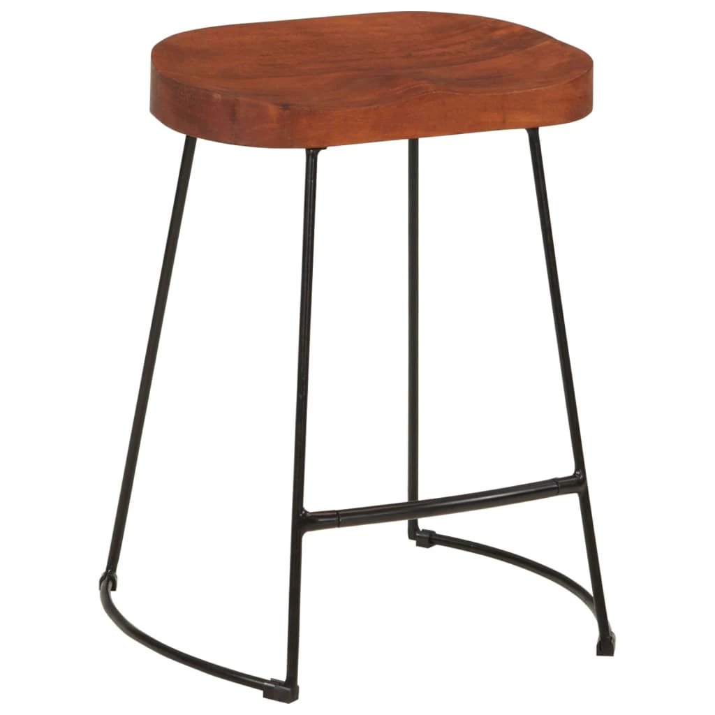 vidaXL Gavin Bar Stools 2 pcs 45x38x53 cm Solid Wood Mango - Bar Stool