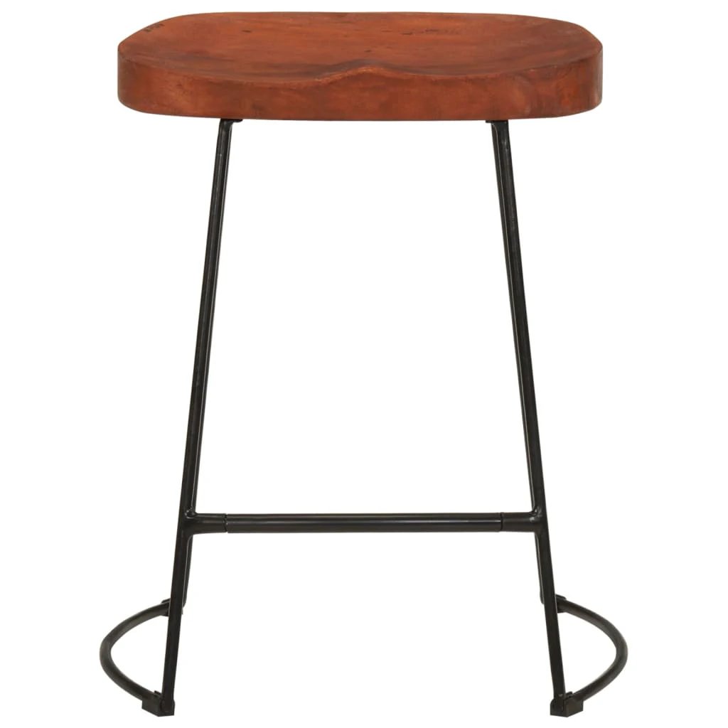 vidaXL Gavin Bar Stools 2 pcs 45x38x53 cm Solid Wood Mango - Bar Stool