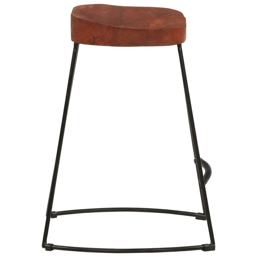 vidaXL Gavin Bar Stools 2 pcs 45x38x53 cm Solid Wood Mango - Bar Stool
