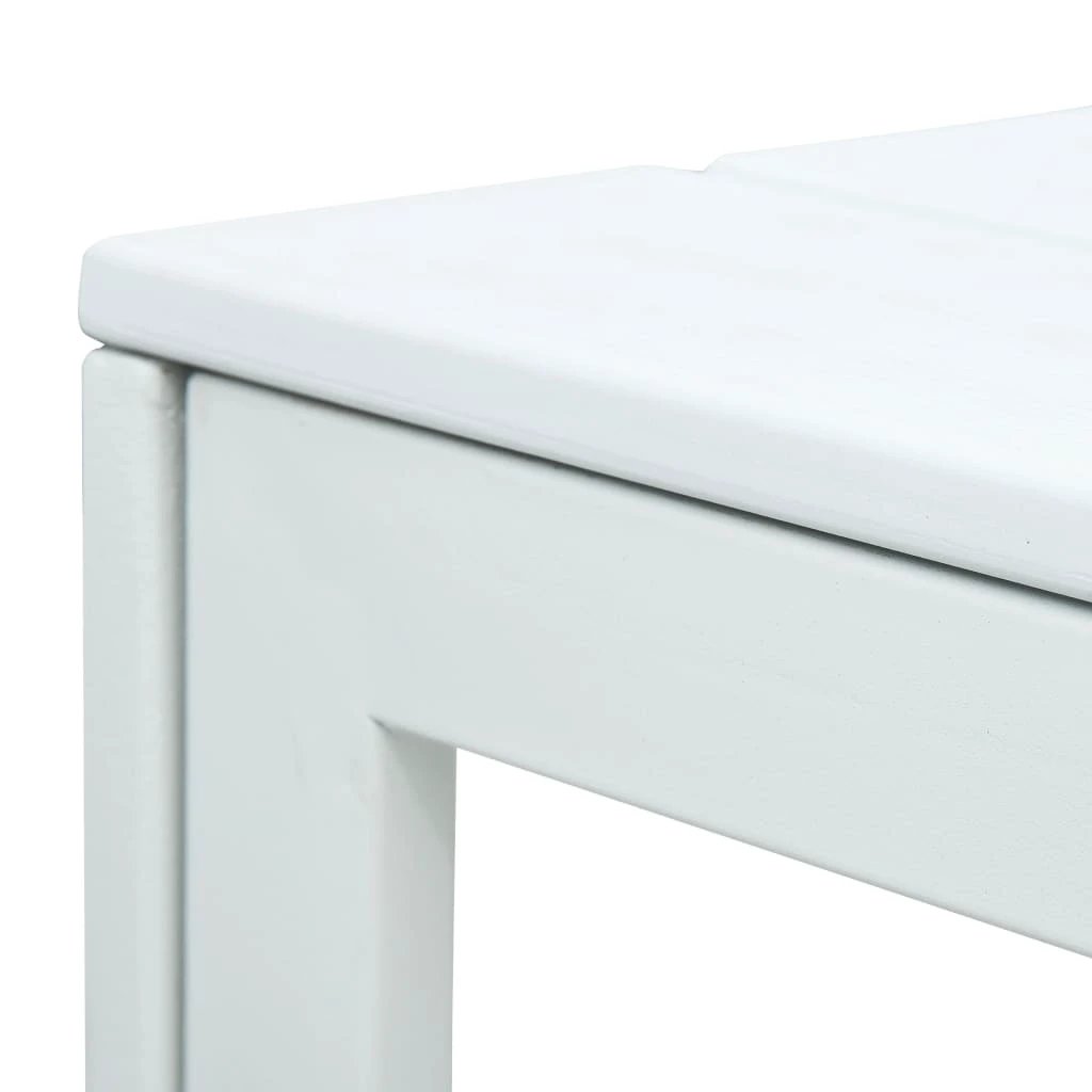 VidaXL Outdoor Coffee Table 78x78x74 cm Weatherproof HDPE Wood Look For Patio Or Garden by vidaXL