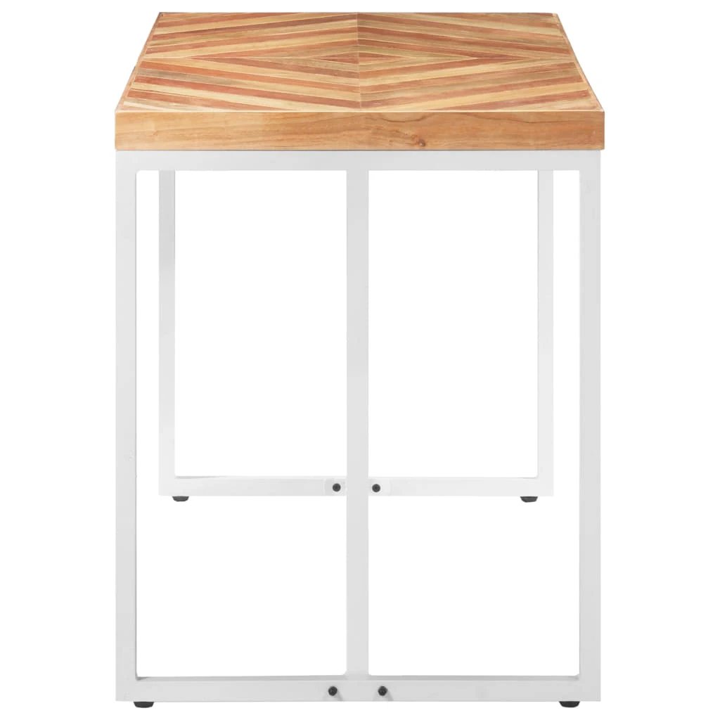 vidaXL Dining Table 120x60x76 cm Solid Acacia and Mango Wood by vidaXL