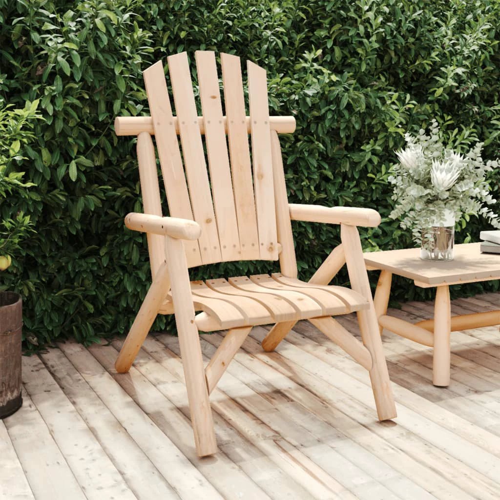 vidaXL vidaXL Garden Chair 68x86x103 cm Solid Wood Spruce - Garden Chairs