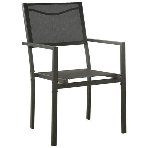 vidaXL vidaXL 3 Piece Outdoor Dining Set with Durable Steel Frame and Stylish Design for Garden Enthusiasts - Garden Set