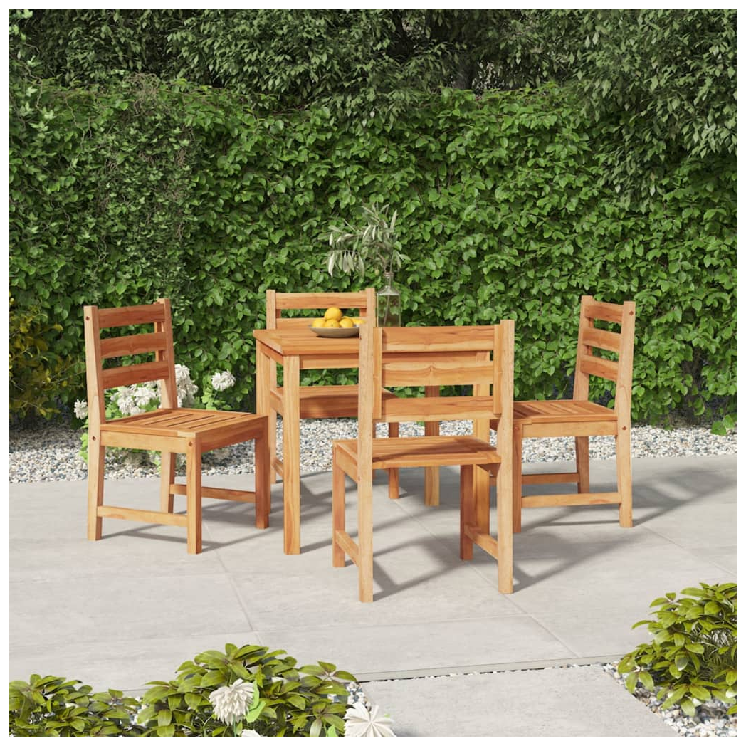 vidaXL VidaXL Garden Dining Set 5Pc Teak Wood Patio - Garden Set