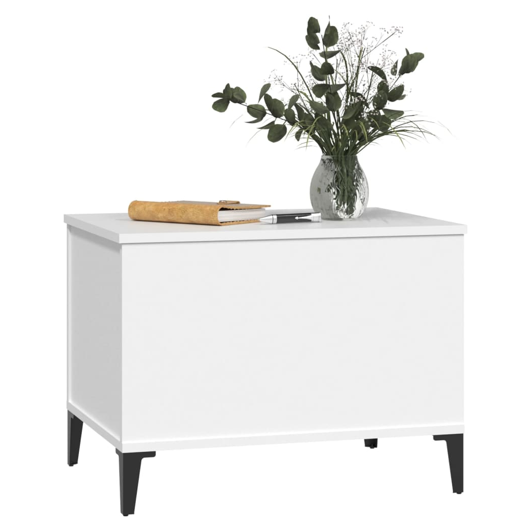 vidaXL Lift Top Coffee Table White 60x44.5x45 cm Engineered Wood With Storage For Living Rooms by vidaXL