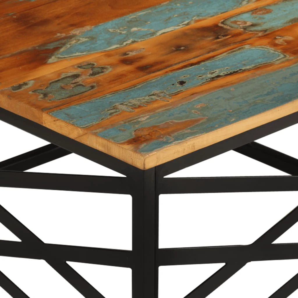 vidaXL Coffee Table 68x68x35 cm Solid Reclaimed Wood Handmade For Living Room Decor by vidaXL