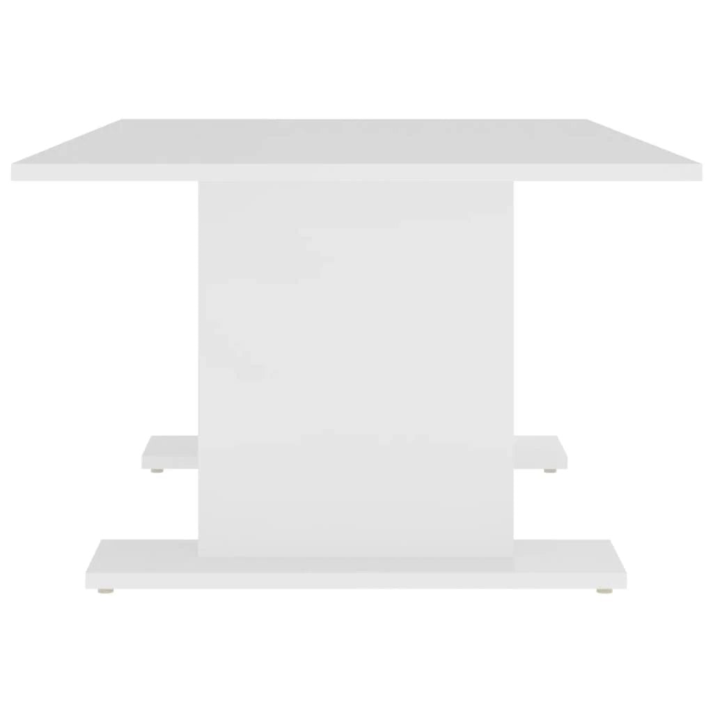 vidaXL VidaXL Coffee Table 103.5x60x40 cm Engineered Wood Durable White Finish For Living Room - Coffee Table