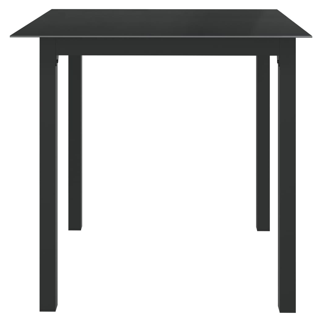 VidaXL 5Piece Garden Dining Set Aluminium Textilene Chairs by vidaXL