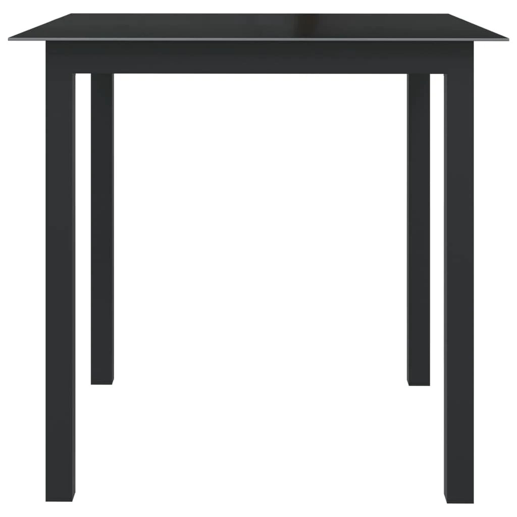 VidaXL 5Piece Garden Dining Set Aluminium Textilene Chairs by vidaXL