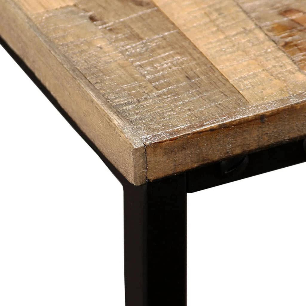 VidaXL Nesting Coffee Tables Set 2 Pieces Solid Reclaimed Teak Industrial Style Living Room by vidaXL
