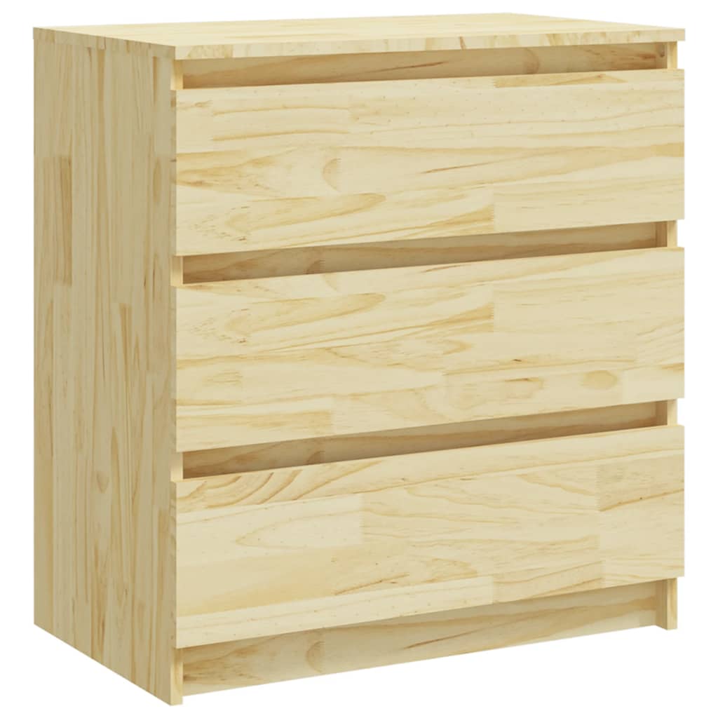 vidaXL Bedside Cabinets 2 pcs 60x36x64 cm Solid Pinewood - Bedside Table