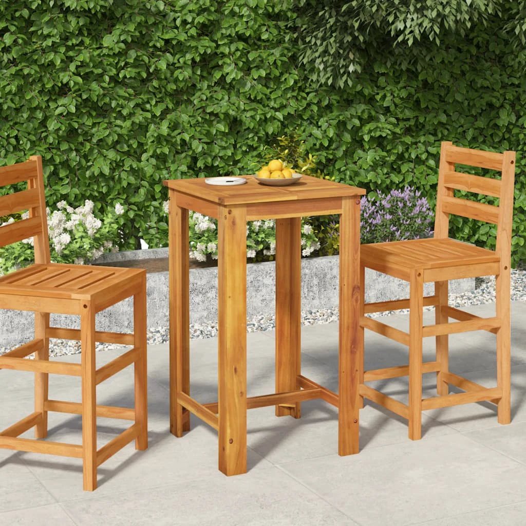 vidaXL vidaXL Garden Bar Table 60x60x105 cm Solid Wood Acacia - Garden Table