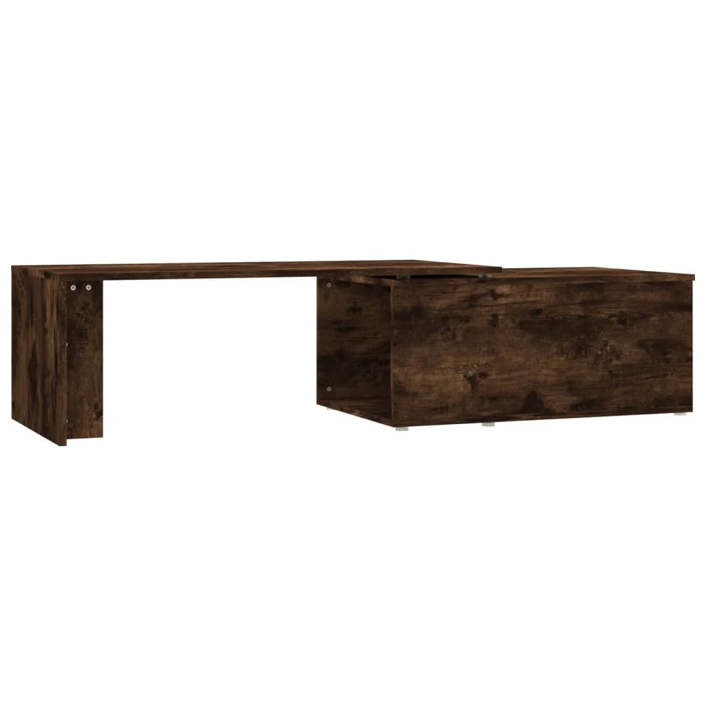 vidaXL Coffee Table 150x50x35 cm Smoked Oak Finish Engineered Wood Living Room Decor by vidaXL