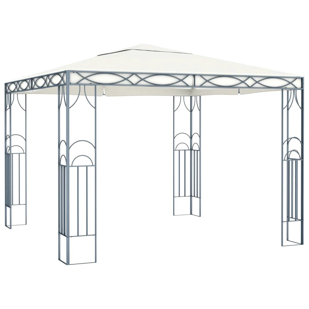 vidaXL vidaXL Gazebo 300x300 cm Cream - Gazebos